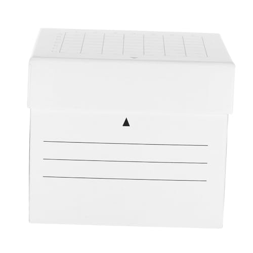 IMIKEYA Lidded Lab Freezer Storage Box mit Fächern für Röhrchen Stapelbarer Testrohrhalter mit Flip deckel Sichere Probenaufbewahrung Praktisch und Vielseitig für Laborgefrierschränke IMIKEYA Lidded Lab Freezer Storage Box mit Fächern für Röhrchen Stapelbarer Testrohrhalter mit Flip deckel Sichere Probenaufbewahrung Praktisch und Vielseitig für Laborgefrierschränke von IMIKEYA