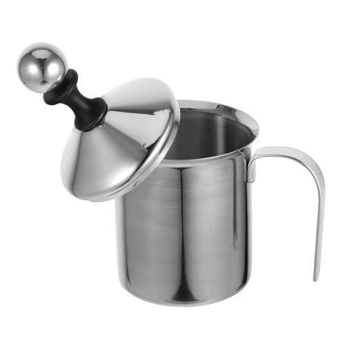 IMIKEYA Manueller Milchaufschäumer aus Handpumpen Milchaufschäumer für Perfekten Milchschaum Doppelwandiger Schaumbecher für Kaffee Einfach Anwendung IMIKEYA Manueller Milchaufschäumer aus Handpumpen Milchaufschäumer für Perfekten Milchschaum Doppelwandiger Schaumbecher für Kaffee Einfach Anwendung von IMIKEYA
