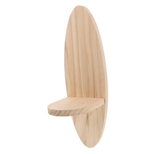 IMIKEYA Wandregal Aus Massivem Holz Kreative Wandablage Für Schlafzimmer Wohnzimmer Und Büro Design Zur Raumorganisation Einfach Zu Montieren Langlebige Konstruktion von IMIKEYA