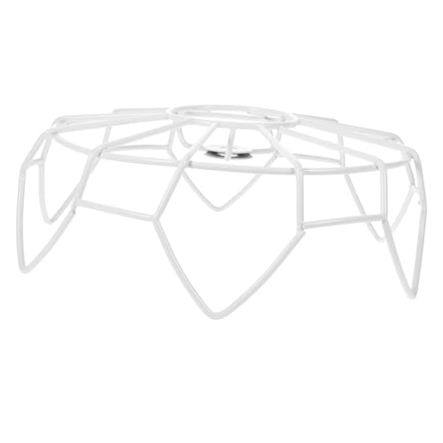 IMIKEYA Metall Lampenschirmrahmen Robust Einfache DIY Lampe Zubehör Runder Lampenschirmhalter Passend für Tischlampe Schlafzimmer Büro Beleuchtung von IMIKEYA