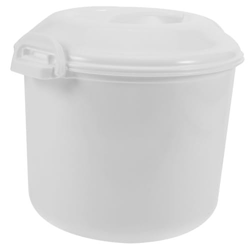 IMIKEYA Mikrowellen Reiskocher mit Dampfgarer Tragbarer Wiederverwendbarer Mikrowellenbehälter mit Deckel Gleichmäßiges Garen Frischhaltung zum Dämpfen und Erwärmen von Reis und Speisen von IMIKEYA