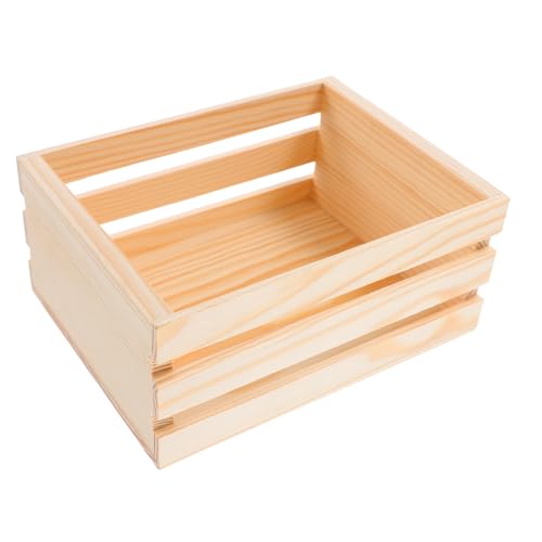 IMIKEYA Mini Holz Aufbewahrungsbox Retro Design Dekorative und Funktionale Schreibtisch Organizer für Bürobedarf und Kleine Gegenstände Platzsparend aus Hochwertigem Holz Gefertigt von IMIKEYA