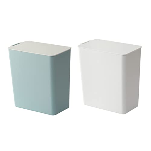 IMIKEYA Mini Tischmülleimer mit Deckel Blauer Kunststoff Abfallbehälter für Schreibtisch für Recycling und Kleine Abfälle Platzsparendes Design für Büro und Zuhause IMIKEYA Mini Tischmülleimer mit Deckel Blauer Kunststoff Abfallbehälter für Schreibtisch für Recycling und Kleine Abfälle Platzsparendes Design für Büro und Zuhause von IMIKEYA