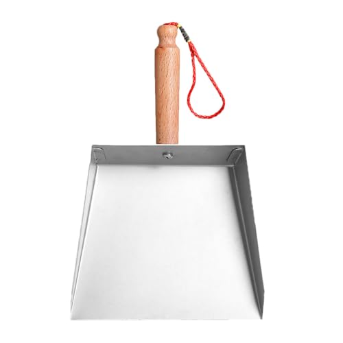 IMIKEYA Mini-kehrschaufel aus Edelstahl, Kleine Kehrschaufel aus Metall mit Kurzem Griff, Tisch-kehrschaufel für Zuhause, Küche, Büro, 21,6 X 14,7 X 4,1 cm von IMIKEYA