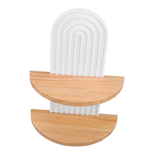 IMIKEYA Minimalistisches Hängendes Regal für Wohnzimmer und Schlafzimmer Dekorativer Pflanzenständer für Kleine Blumentöpfe Weiß Stufig IMIKEYA Minimalistisches Hängendes Regal für Wohnzimmer und Schlafzimmer Dekorativer Pflanzenständer für Kleine Blumentöpfe Weiß Stufig von IMIKEYA