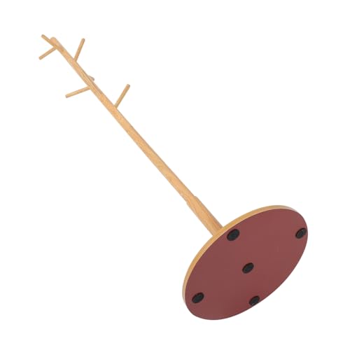 IMIKEYA Moderner Kleiderständer aus Holz mit Stabiler Basis Abnehmbar Runder Garderobenständer für Wohnzimmer und Schlafzimmer Platzsparender Standkleiderbügel für Mäntel Hüte Schlüssel IMIKEYA Moderner Kleiderständer aus Holz mit Stabiler Basis Abnehmbar Runder Garderobenständer für Wohnzimmer und Schlafzimmer Platzsparender Standkleiderbügel für Mäntel Hüte Schlüssel von IMIKEYA