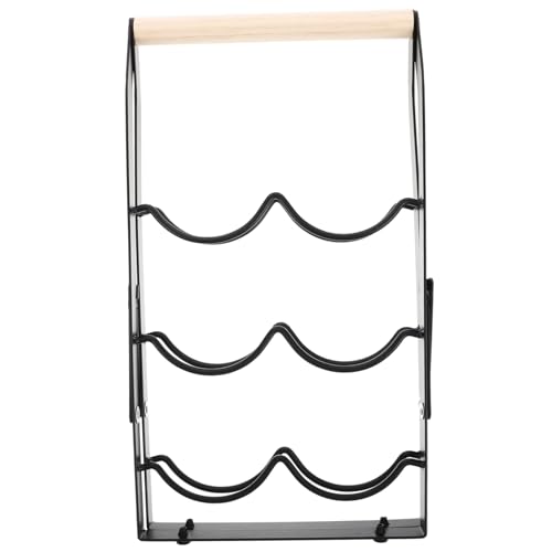 IMIKEYA Moderner Weinregal Organizer Faltbares Weinregal mit Elegantem Design für Arbeitsplatte Platzsparend Aufbewahrung von Weinflaschen IMIKEYA Moderner Weinregal Organizer Faltbares Weinregal mit Elegantem Design für Arbeitsplatte Platzsparend Aufbewahrung von Weinflaschen von IMIKEYA