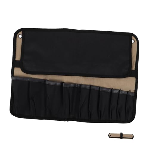 IMIKEYA Motorrad-werkzeug-rolltasche Tragbarer Werkzeug-organizer Mehrere Taschen Für Werkzeugaufbewahrung Roll-up-werkzeugtasche Für Motorradwartung Organizer Für Werkzeuge Am Motorrad von IMIKEYA