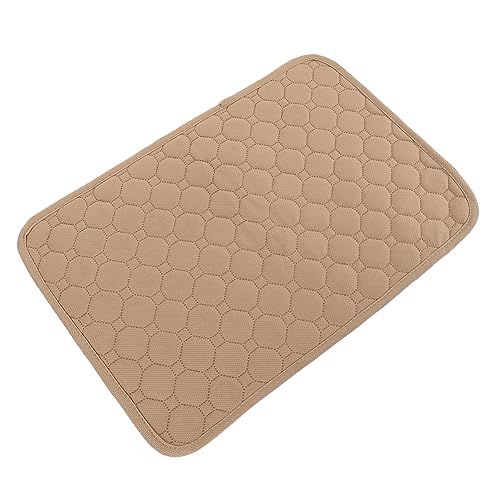 IMIKEYA Multifunktionale Meerschweinchen Bettwäsche Wiederverwendbare Absorbierende Haustiermatte Waschbar für Hamsterkäfige und Kleine Khakifarben Platzsparend von IMIKEYA