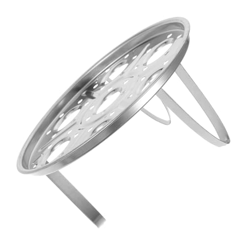 IMIKEYA Multifunktionaler Edelstahl Dampfeinsatz Hitzebeständiger Dämpfeinsatz für Eier Gemüse und Brötchen Hitzeisolierender Dampfkorb für Gesunde Zubereitung von IMIKEYA