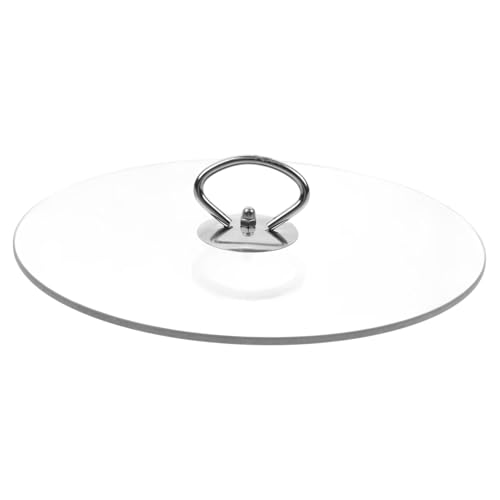 IMIKEYA Multipurpose Gehärteter Glasdeckel Transparente Runde Frischhalteabdeckung Mikrowellengeeignet Hitzebeständig Langlebig Passend für Schüsseln und Töpfe Effektive Frischhaltung von IMIKEYA