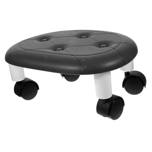 IMIKEYA Niedriger Rollhocker mit Drehbaren Rädern Multifunktionaler Ergonomischer Mini Sitzhocker für Garage Büro und Zuhause Komfortabler Praktischer Fußhocker aus Robustem Material IMIKEYA Niedriger Rollhocker mit Drehbaren Rädern Multifunktionaler Ergonomischer Mini Sitzhocker für Garage Büro und Zuhause Komfortabler Praktischer Fußhocker aus Robustem Material von IMIKEYA