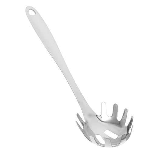 IMIKEYA Nudelfilter Thunfischdosensieb Backen Pinzette Teesieb Stecker Heften Nudelschalen Mehlsieb Nudelmaschine Rühren Knoblauchpresse Brecher Geschirr Nudel Grill Pinzette Dreher Silver von IMIKEYA
