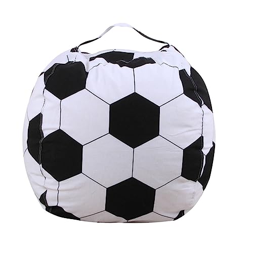 IMIKEYA Organize Fußball Design Aufbewahrungstasche für Kuscheltiere Multifunktionale Sitzgelegenheit für Decken von IMIKEYA