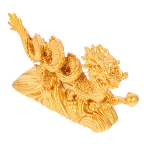 IMIKEYA Drachenstatue Aus Kunstharz Chinesischen Für Dekoration Dem Schreibtisch Wohnzimmer Und Arbeitszimmer Drachenfigur Ornament Tierfigur IMIKEYA Drachenstatue Aus Kunstharz Chinesischen Für Dekoration Dem Schreibtisch Wohnzimmer Und Arbeitszimmer Drachenfigur Ornament Tierfigur von IMIKEYA