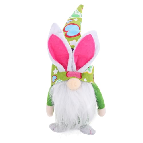 IMIKEYA Osterhase Gefüllte Hasenpuppe Easter Gnomes Dekorationen Moos Hasen Frühlingsdeko Für Zu Hause Hase Hält Blumen Kaninchen-Desktop-Ornamente Osterfigur Light Green Polyester IMIKEYA Osterhase Gefüllte Hasenpuppe Easter Gnomes Dekorationen Moos Hasen Frühlingsdeko Für Zu Hause Hase Hält Blumen Kaninchen-Desktop-Ornamente Osterfigur Light Green Polyester von IMIKEYA