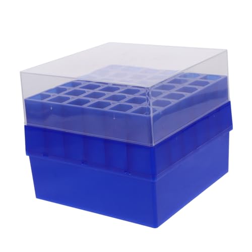 IMIKEYA Plastikbox mit Multi Laborproben Fächer Test röhrchenhalter Gefrierbox für Probenröhrchen Langlebig Transparent mit Deckel für Kryo lagerung im Labor IMIKEYA Plastikbox mit Multi Laborproben Fächer Test röhrchenhalter Gefrierbox für Probenröhrchen Langlebig Transparent mit Deckel für Kryo lagerung im Labor von IMIKEYA