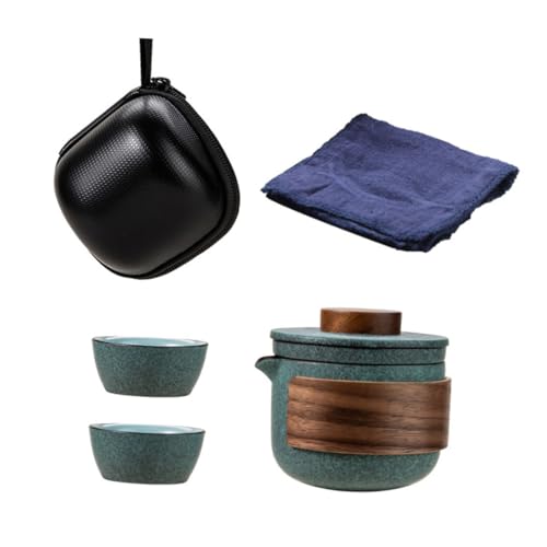 IMIKEYA Porzellan Kung Fu Teeset Tragbares Tee Set mit Kanne Keramik Tee Service für Familie und Reisen rutschfest Bruchfest Leicht zu Reinigen für Zuhause und Outdoor IMIKEYA Porzellan Kung Fu Teeset Tragbares Tee Set mit Kanne Keramik Tee Service für Familie und Reisen rutschfest Bruchfest Leicht zu Reinigen für Zuhause und Outdoor von IMIKEYA