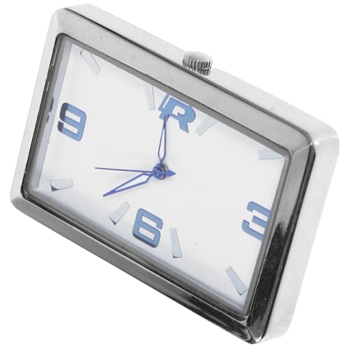IMIKEYA Quadratische Auto armaturenbrett uhr Selbstklebend Kleine Analoge Zeituhr Klare Linse Vielseitig für Auto Büro Zuhause Praktische Dashboard uhr mit Einfachem Modischem Design von IMIKEYA