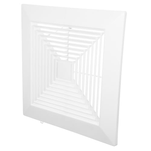 IMIKEYA Quadratische Badezimmer Abluftrohr Abdeckung mit Federmechanismus Einfache Reinigung Langlebige Lüftungsgitterplatte Kompatibel mit Standard-deckenventilatoren Modernes Design IMIKEYA Quadratische Badezimmer Abluftrohr Abdeckung mit Federmechanismus Einfache Reinigung Langlebige Lüftungsgitterplatte Kompatibel mit Standard-deckenventilatoren Modernes Design von IMIKEYA