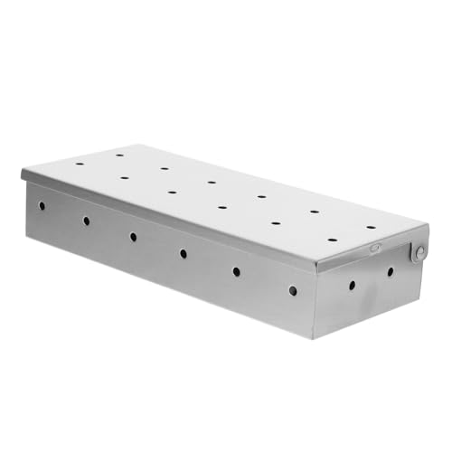 IMIKEYA Räucherbox für Bbq Verstellbare Rauchintensität für Gas und Holzkohlegrills Hochwertiges Grillzubehör für Verbesserten Geschmack für und Gemüse IMIKEYA Räucherbox für Bbq Verstellbare Rauchintensität für Gas und Holzkohlegrills Hochwertiges Grillzubehör für Verbesserten Geschmack für und Gemüse von IMIKEYA