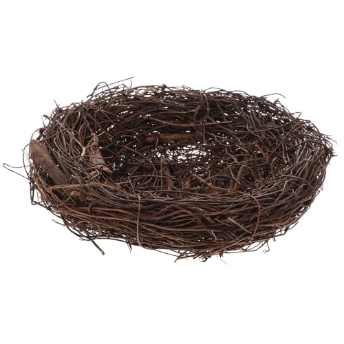 IMIKEYA Künstliches Vogel-Nest Dekoration Rattan Geflecht Stilvolles Vogelhaus Für Garten Balkon Haus Tisch Und Auto Hochwertige Verarbeitung Langlebig Und Dekorativ IMIKEYA Künstliches Vogel-Nest Dekoration Rattan Geflecht Stilvolles Vogelhaus Für Garten Balkon Haus Tisch Und Auto Hochwertige Verarbeitung Langlebig Und Dekorativ von IMIKEYA