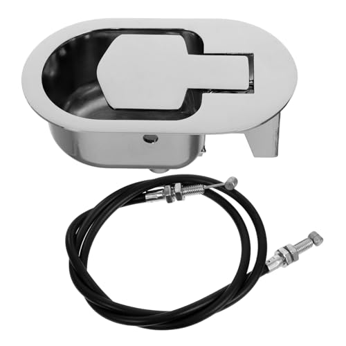 IMIKEYA Recliner Ersatzgriff Zugkabel mit Feder Robustes Schwarzes Ersatzteil für Relaxsessel Einfache Montage Langlebiger Sofagriff Geeignet für Wohnmöbel Reparaturteil für Liegesessel von IMIKEYA