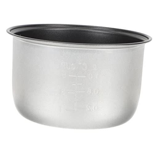 IMIKEYA Reiskocher Innentopf Antihaftbeschichtet Aluminiumlegierung Ersatz Topf Vielseitig für Reis Suppe Kuchen Backform Haushalt Zubehör von IMIKEYA