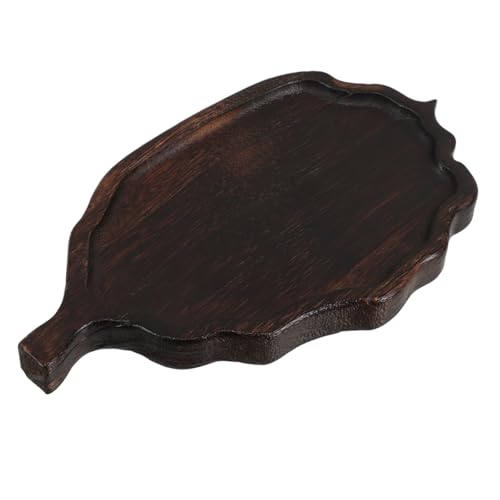 IMIKEYA Retro -Holz -Teeschale Couchtisch Tablett Chinesische Teetassenschale Dekoratives Retro-Tablett Teeschale für Couchtisch Serviertablett in Blattform Holztablett hölzern Dunkelbraun IMIKEYA Retro -Holz -Teeschale Couchtisch Tablett Chinesische Teetassenschale Dekoratives Retro-Tablett Teeschale für Couchtisch Serviertablett in Blattform Holztablett hölzern Dunkelbraun von IMIKEYA