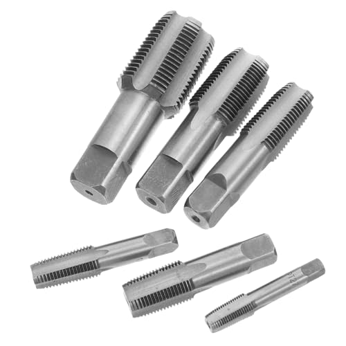 IMIKEYA Rohrreparaturhahn Gewindeschneidwerkzeuge Rohrhähne Rohrhahn -Kit NPT-Hahn-Kit Rohrgewindeschneider Werkzeuge zur Rohrreparatur NPT-Rohrhahn DIY gewinde werkzeuge Stahl Silber IMIKEYA Rohrreparaturhahn Gewindeschneidwerkzeuge Rohrhähne Rohrhahn -Kit NPT-Hahn-Kit Rohrgewindeschneider Werkzeuge zur Rohrreparatur NPT-Rohrhahn DIY gewinde werkzeuge Stahl Silber von IMIKEYA