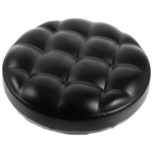 IMIKEYA Rundes Ersatz Sitzkissen für Barhocker Gepolstert aus Strapazierfähigem PU Material Komfortable Sitzauflage für Bar Küche Büro Einfache Reinigung Robust und Vielseitig Einsetzbar von IMIKEYA