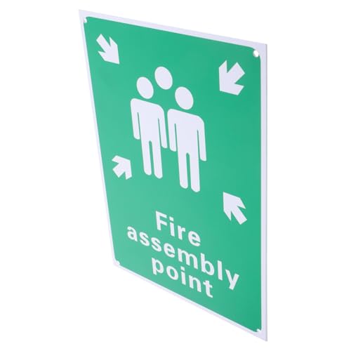 IMIKEYA Sammelpunkt Schild Aluminium Reflektierend Notfallschild mit Symbol und Text für Garten Park Büro Einsatzsicherheitszeichen Leicht und Sichtbar IMIKEYA Sammelpunkt Schild Aluminium Reflektierend Notfallschild mit Symbol und Text für Garten Park Büro Einsatzsicherheitszeichen Leicht und Sichtbar von IMIKEYA