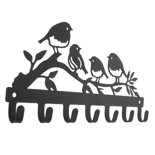 IMIKEYA Schlüsselhalter Wandmontage Vogelmotiv Wandhaken für Schlüssel Mäntel Taschen Wohnzimmer Wanddeko Stilvoll Funktional IMIKEYA Schlüsselhalter Wandmontage Vogelmotiv Wandhaken für Schlüssel Mäntel Taschen Wohnzimmer Wanddeko Stilvoll Funktional von IMIKEYA