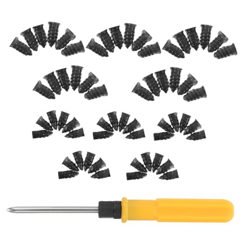 IMIKEYA Schnell Reifenreparaturset Reifenstopfen Reparaturset Motorrad Reparaturset Reparaturschrauben Werkzeug Auto Radpanne Universal Reifenreparaturwerkzeug Schlauchloser von IMIKEYA