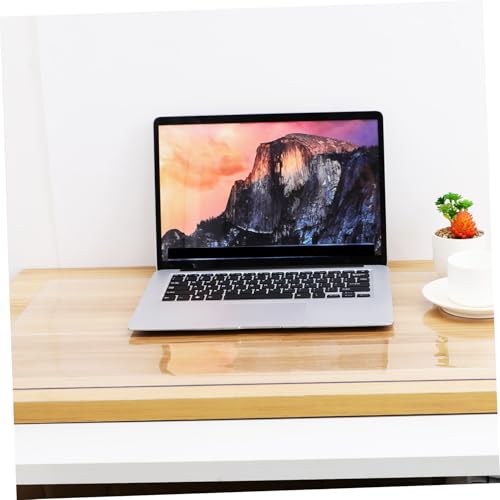 IMIKEYA Schreibtischunterlage Transparent PVC Robust Kratzfest Hitzebeständig Abwischbar Tischschutz Flexibel Zuschneidbar Geeignet für Büro und Zuhause von IMIKEYA