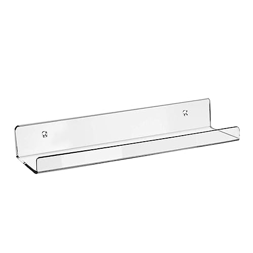 IMIKEYA Schwebendes Wandregal aus Displayregal für Schlafzimmer Wohnzimmer und Bad Wanddekor mit Robuster Tragfähigkeit und IMIKEYA Schwebendes Wandregal aus Displayregal für Schlafzimmer Wohnzimmer und Bad Wanddekor mit Robuster Tragfähigkeit und von IMIKEYA