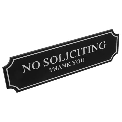 IMIKEYA Selbstklebendes Acrylic Türschild Werbung Warnschild für Haustüren Langlebig Einfach zu Montieren für Zuhause und Geschäft von IMIKEYA