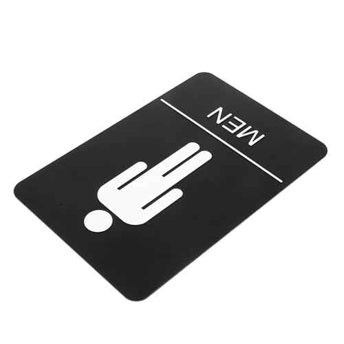 IMIKEYA Selbstklebendes Männer Wc Schild mit Braille Barrierefreier Zugang für Toiletten Klare Geschlechtskennzeichnung für Einkaufszentren und Hotels IMIKEYA Selbstklebendes Männer Wc Schild mit Braille Barrierefreier Zugang für Toiletten Klare Geschlechtskennzeichnung für Einkaufszentren und Hotels von IMIKEYA