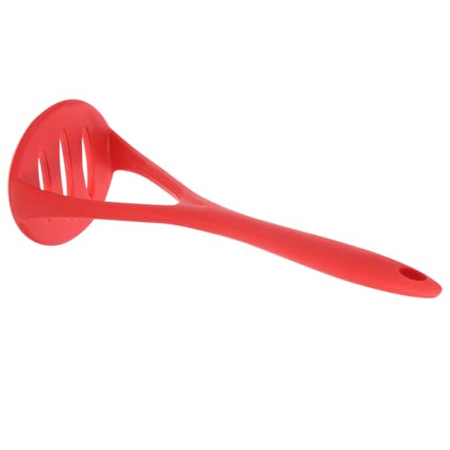 IMIKEYA Silikon Kartoffelpresse mit Komfortablem Griff Lebensmittelecht Langlebig für Kartoffelpüree Gemüse und Obstpüree Vielseitiger Küchenhelfer in Rot Leicht und Handschonend von IMIKEYA