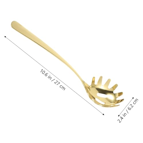 IMIKEYA Spaghettilöffel mit Ablauflöchern Hitzebeständig Leicht zu Reinigen Langlebiger Nudelheber für Haushalt und Küche Küchenutensil zum Einfachen Servieren von Pasta und Nudeln IMIKEYA Spaghettilöffel mit Ablauflöchern Hitzebeständig Leicht zu Reinigen Langlebiger Nudelheber für Haushalt und Küche Küchenutensil zum Einfachen Servieren von Pasta und Nudeln von IMIKEYA