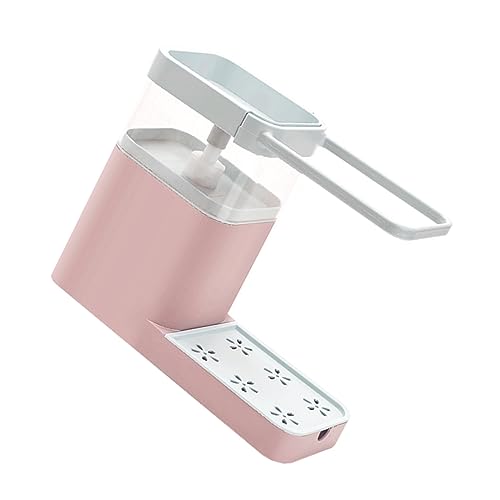 IMIKEYA Spülmittelspender Mit Lagerungshalter Manueller Presse Kompakt Und Platzsparend Wiederverwendbarer Flüssigkeitsspender Für Küche IMIKEYA Spülmittelspender Mit Lagerungshalter Manueller Presse Kompakt Und Platzsparend Wiederverwendbarer Flüssigkeitsspender Für Küche von IMIKEYA