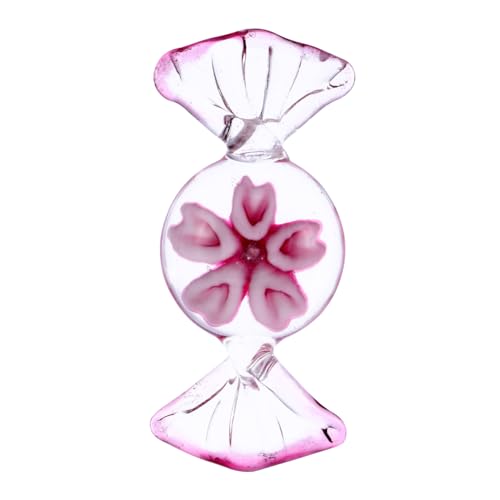 IMIKEYA Stilvolle Glas Candy Ornamente Desktop Dekoration Glas Candy Kunstwerke Glas Candy Ornament von IMIKEYA