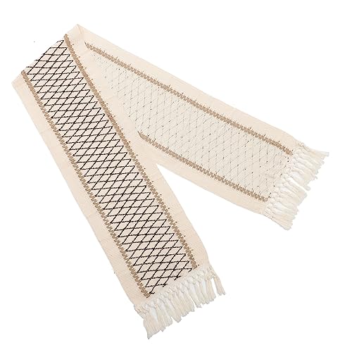 IMIKEYA Tischläufer Dekoration Makramee Tischdecke Party Tisch Makramee Läufer IMIKEYA Tischläufer Dekoration Makramee Tischdecke Party Tisch Makramee Läufer von IMIKEYA