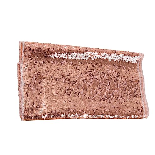IMIKEYA Paillette Tischläufer Roségold Glitzernde Tischdecke Für Hochzeiten Partys Und Feiern Elegantes Design Für Buffets Und Desserts Chic Und Pflegeleicht von IMIKEYA