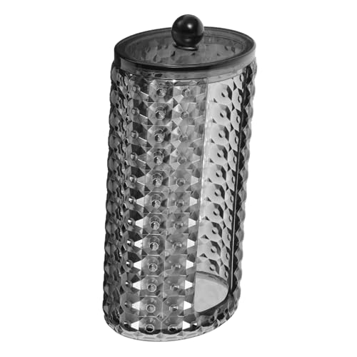 IMIKEYA Transparent Schwarzer Makeup Cotton Pad Halter mit Deckel Langlebiger Wattepads und Wattestäbchen Organizer Kompakte Aufbewahrungsbox für Badezimmer und Schminktisch IMIKEYA Transparent Schwarzer Makeup Cotton Pad Halter mit Deckel Langlebiger Wattepads und Wattestäbchen Organizer Kompakte Aufbewahrungsbox für Badezimmer und Schminktisch von IMIKEYA