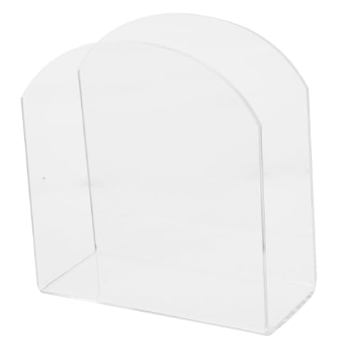IMIKEYA Transparenter Serviettenhalter für Desktop Kreativer und Moderner Organizer für Servietten Vielseitig Einsetzbar Stilvolle Tischdekoration von IMIKEYA