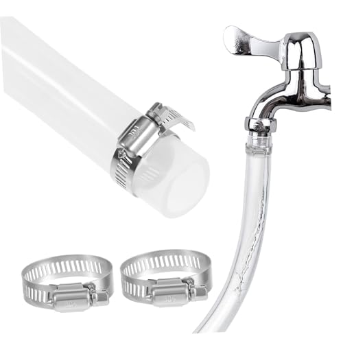 IMIKEYA Transparenter Silikonschlauch mit Edelstahl Klemmringen Flexible Schlauchleitung für Hausbrauerei Wasser Öl und Lufttransfer Chemikalienbeständig Langlebig und Leicht zu Reinigen IMIKEYA Transparenter Silikonschlauch mit Edelstahl Klemmringen Flexible Schlauchleitung für Hausbrauerei Wasser Öl und Lufttransfer Chemikalienbeständig Langlebig und Leicht zu Reinigen von IMIKEYA