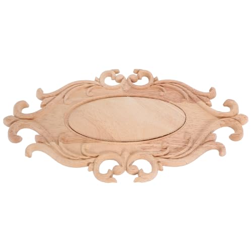 IMIKEYA Unlackierte Holzapplikation Möbel Schnitzerei Dekor Holzschnitzerei für Türen Fenster Deko Holzornament DIY Material Langlebiges Massivholz IMIKEYA Unlackierte Holzapplikation Möbel Schnitzerei Dekor Holzschnitzerei für Türen Fenster Deko Holzornament DIY Material Langlebiges Massivholz von IMIKEYA