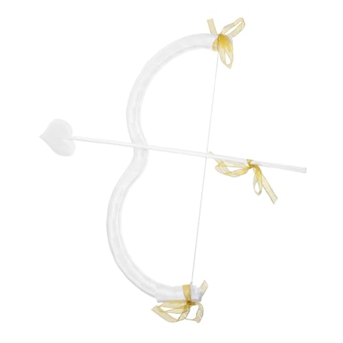 IMIKEYA Valentinstag Amor Bogen Set Weiß Cupid Cosplay Requisite für Frauen und Junge Mädchen Halloween Kostüm Accessoire Detailreiches Design für Romantische Party Atmosphäre IMIKEYA Valentinstag Amor Bogen Set Weiß Cupid Cosplay Requisite für Frauen und Junge Mädchen Halloween Kostüm Accessoire Detailreiches Design für Romantische Party Atmosphäre von IMIKEYA
