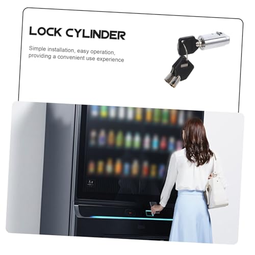 IMIKEYA Verkaufsautomaten schließzylinder Förmigem Mechanismus Wetterfest für Außenbereich Robustes Ersatzschloss Kompatibel mit Getränke Snackautomaten Sowie von IMIKEYA